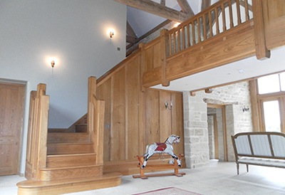 Wooden staircases by Traditional Woodworks Ltd